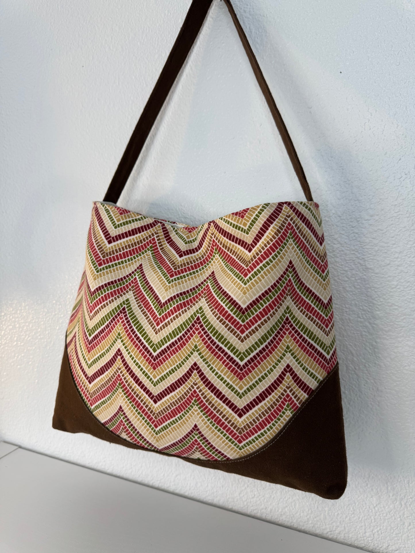Red Green and Gold Handbag Purse Tote