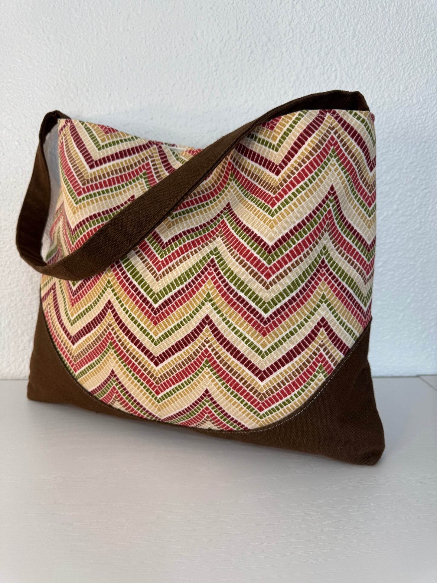 Red Green and Gold Handbag Purse Tote