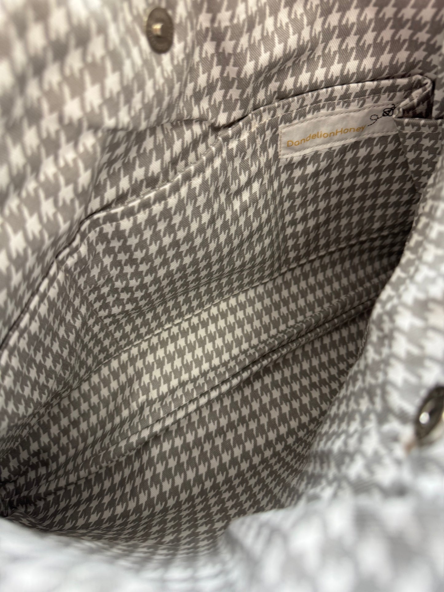 Pleated Teal and Orange Tapestry Purse Handbag with Button