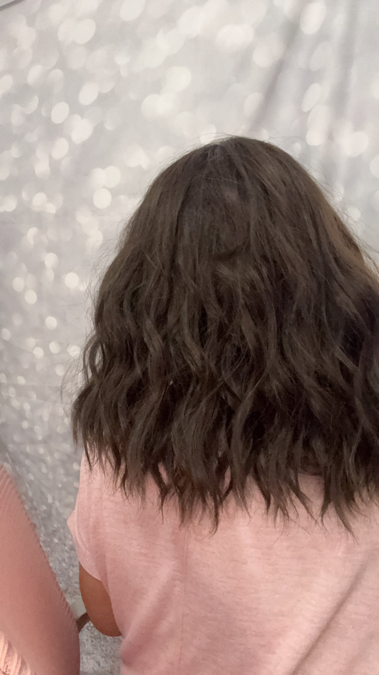 DESTASH - BRUNETTE WAVY BOB WITH BANGS #23