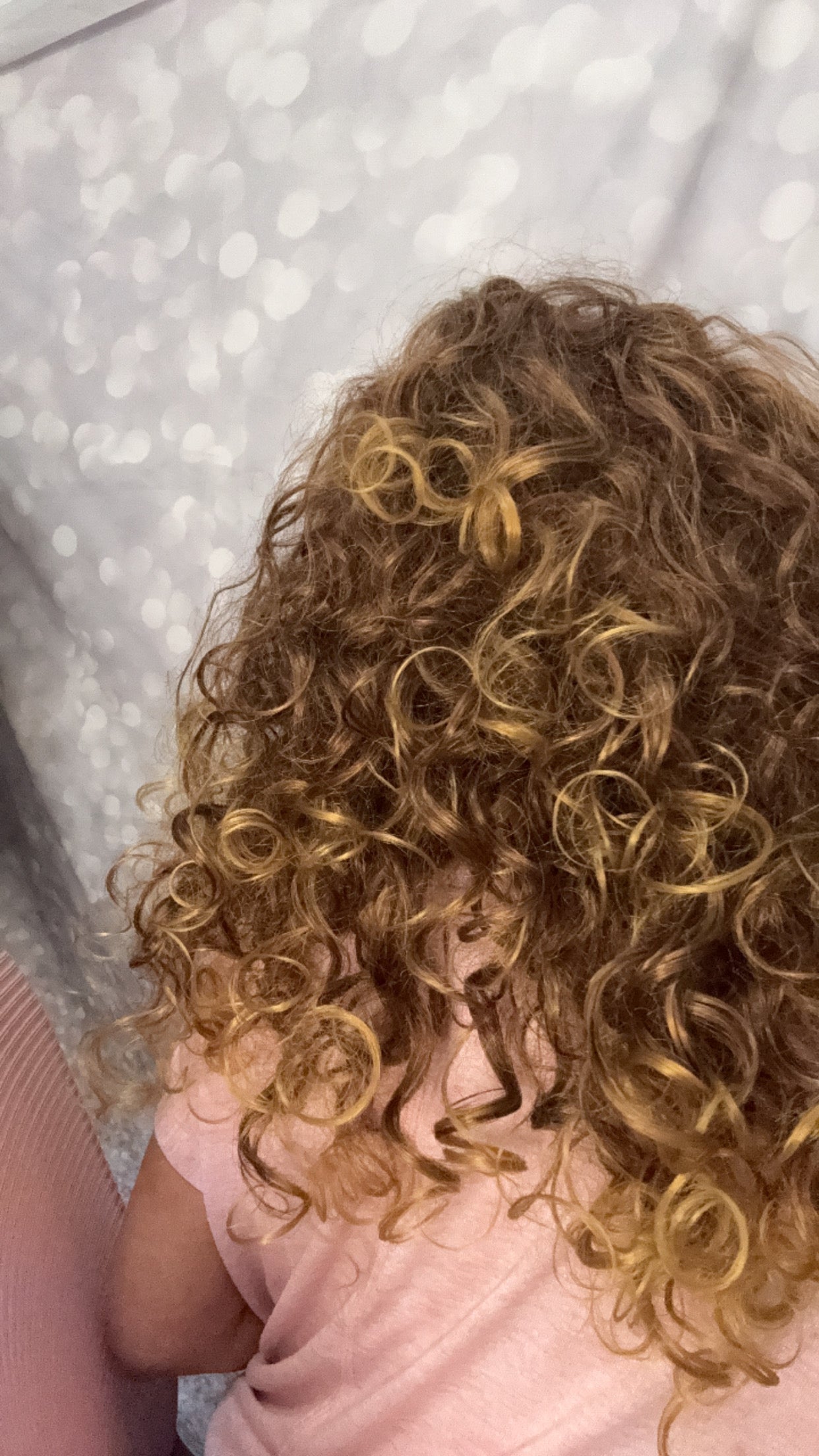 DESTASH SALE GOLDEN BRUNETTE SUPER CURLY #31