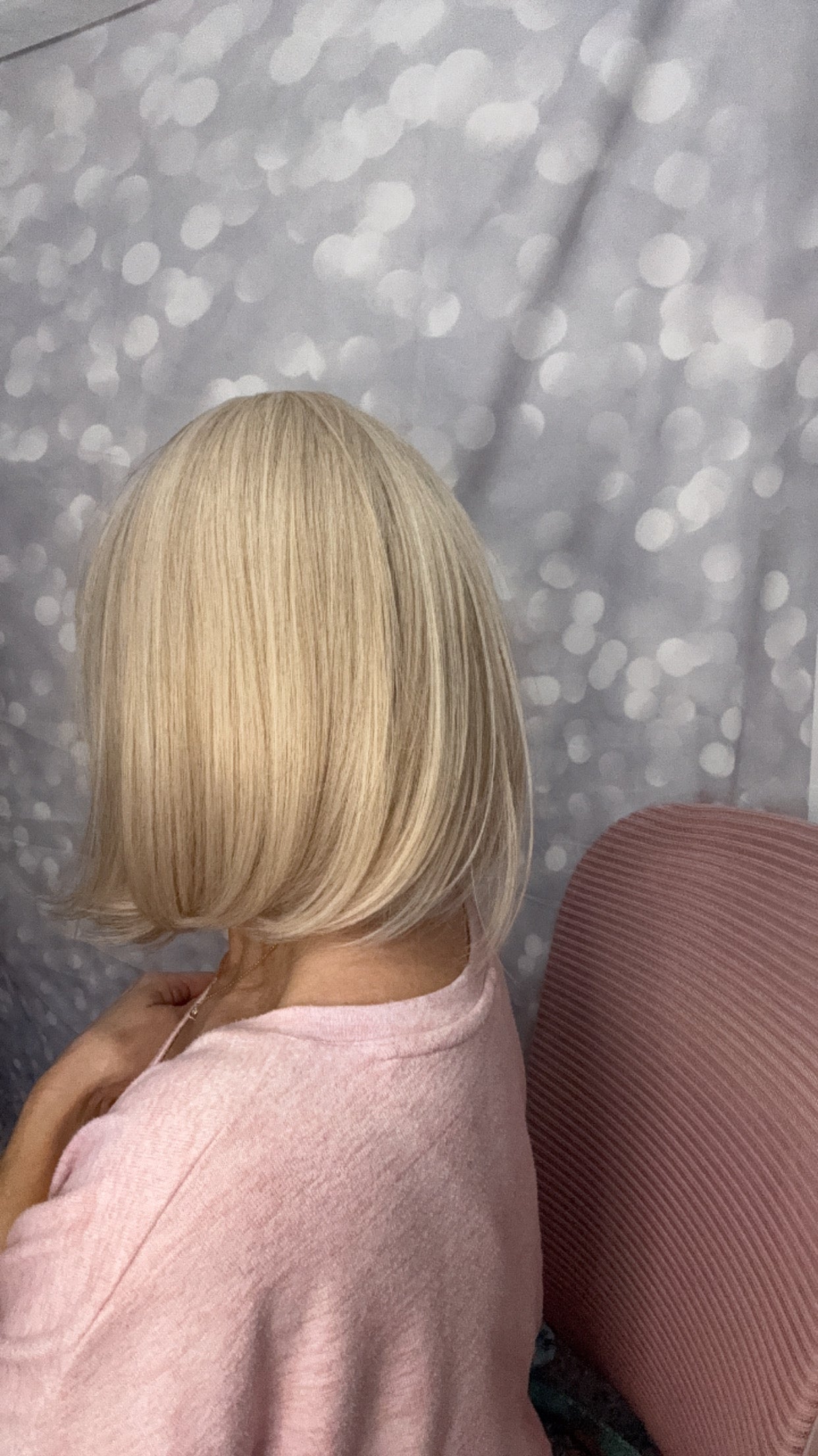 DESTASH SALE LIGHT BLONDE BOB WITH BANGS #36