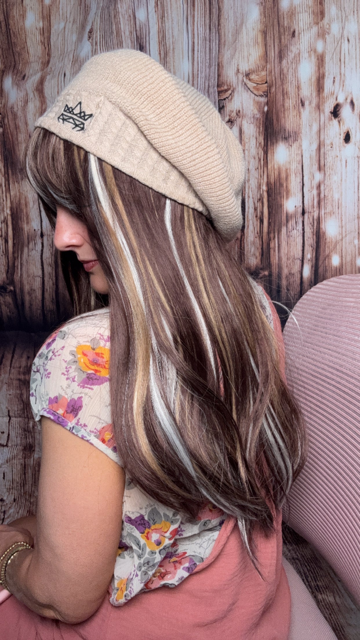 Destash Sale- Rina Beanie Spotlight Brunette CSC