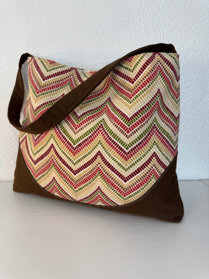 Red Green and Gold Handbag Purse Tote