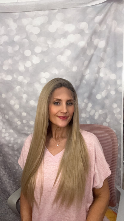DESTASH SALE- DARK BLONDE LONG STRAIGHT #17