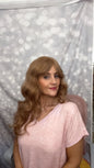 DESTASH SALE- LIGHT COPPER WAVY WITH BANGS #14