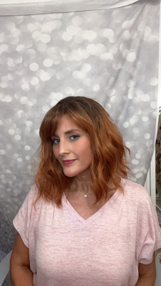 DESTASH SALE- COPPER WITH BANGS- SHORT STYLE #10
