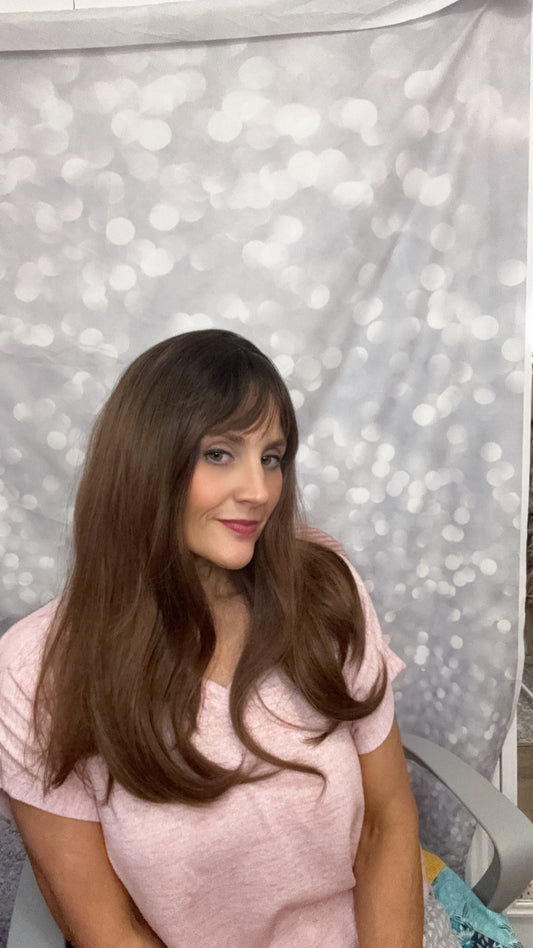 DESTASH SALE-BRUNETTE WITH BANGS #8