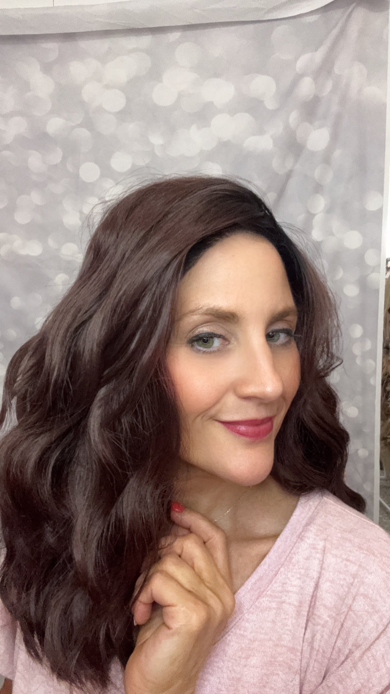 DESTASH SALE- CUSTOMIZED DARK BROWN CURLY #7