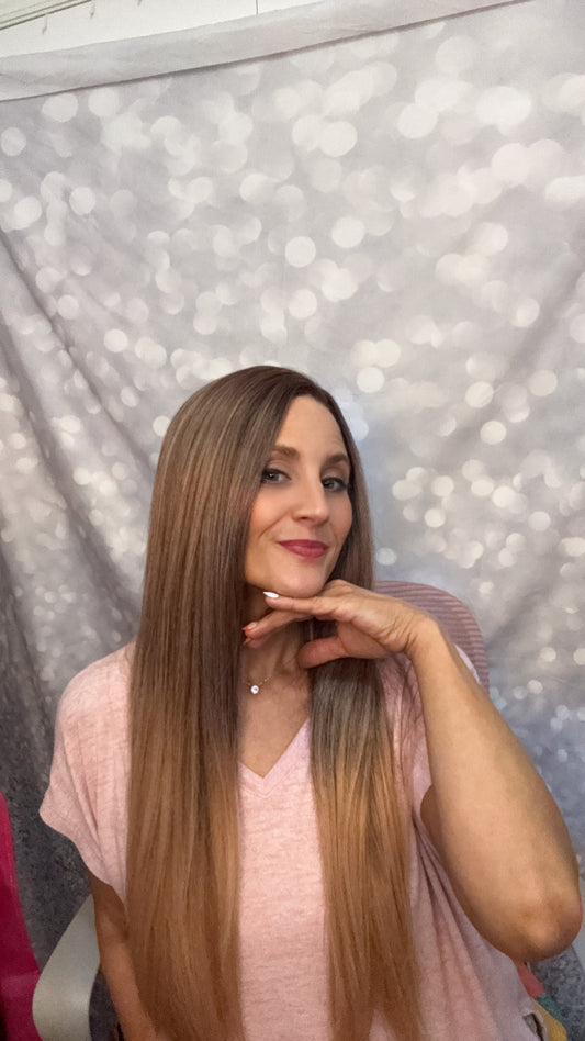 DESTASH SALE -Ombre Straight Brunette #1