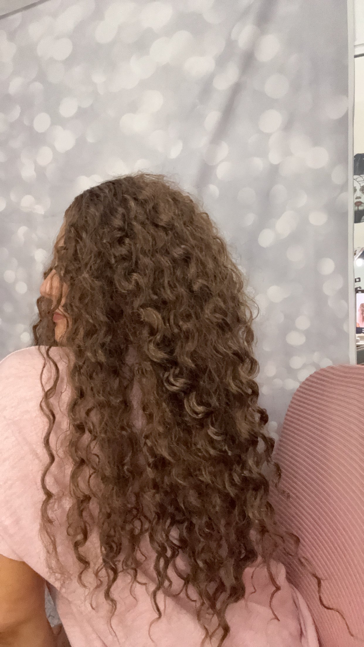 DESTASH SALE- HARD FRONT CURLY BRUNETTE #21