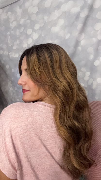 DESTASH SALE BRUNETTE LAYERED WITH CURTAIN BANGS #32