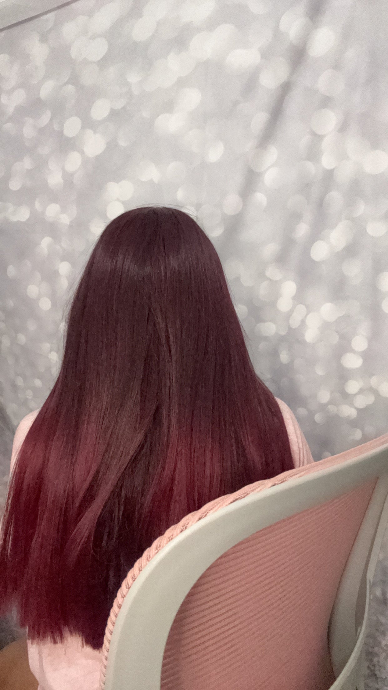 DESTASH SALE-LONG BURGUNDY STARIGHT #33