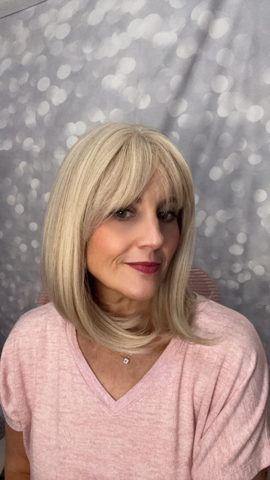DESTASH SALE LIGHT BLONDE BOB WITH BANGS #36